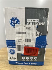 GE All Purpose Silicone 1 Sealant – Clear – 10.1 oz., 12 Pack