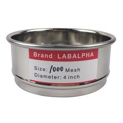 1000 Mesh Lab Sieves 4” Diameter Stainless Steel Wire Cloth