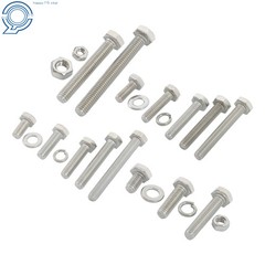 1640PCS M4 M6 M5 Bolts and Nuts Assortment Kit Grade 8.8 Alloy Steel Hex Screws