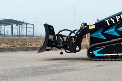 TYPHON STOMP X1300&509 Mini Skid Steer Dozer Blade ±30° Snow & Dirt Grading Tool