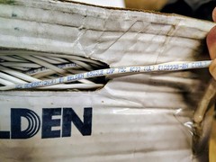 Belden 6502UE 22/4 CMP Plenum Cable ~750 FT Remaining | 4 Conductor 22 AWG USA