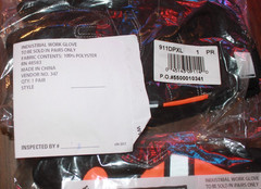 2 Pair MCR Safety Orange Hi Vis Work Gloves AND 2 ORR Safety Vests Retro XL-2XL