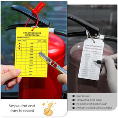 151 Pieces Fire Extinguisher Inspection Tags Set Including 2026-2029 Maintenance