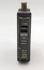 Square D QHB120 Circuit Breaker 20A 1-Pole 120/240V 65kA