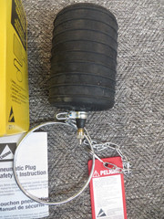 CHERNE Industries 4″ Test-Ball Plug (100mm) Pneumatic, Part No. 270040