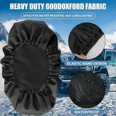 New Upgrade Heavy Duty 600D Oxford Fabric Winch Cover, Waterproof Dustproof UV R