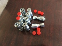  1JS43 6-6 AFTERMARKET HYDRAULIC HOSE FITTINGS 3/8 FLAT FACE SEAL  ( 10 PK