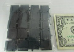 Lot 20 Stewart 6P4C Modular Connector Phone Jack PCB Gold RJ11 RJ14 SS-6546-FLS