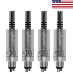 4xDental slow speed Handpiece 4hole Air Motor Inner Water E type Fit NSK WY4 USA