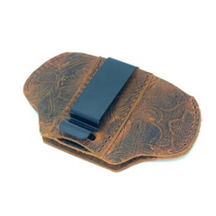 Leather Holster Belt Slide Holster, Genuine Leather Gun Holster for OWB IWB L…