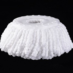 3 Pack Mop Head Replacement Spin 3 Count (Pack of 1), White-3