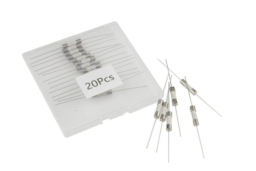 20 PCS T1.5A 1.5A 250V 5x20mm Ceramic Axial Lead Slow-Blow Fuse Electronics