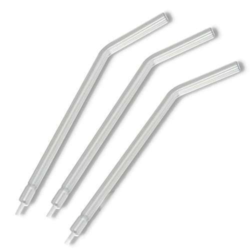 BriteDent Disposable Air-Water Syringe Tips Clear 250/Bag Solid Construction