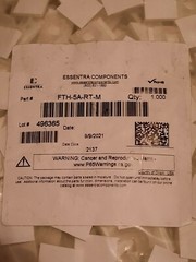 Essentra FTH-5A-RT-C Cable Tie Adhesive Mount 3/4″ Square 0.75″ (1000 pieces)