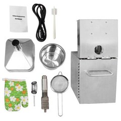 110V Auto Commercial Oil Press Machine Peanut Seed Presser Oil Expeller US 1500W