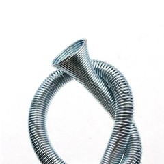 5pcs ≈21cm Spring Bending Tube Pipe Bender 1/4″ 5/16″ 3/8″ 1/2″ 5/8″ Silver Set