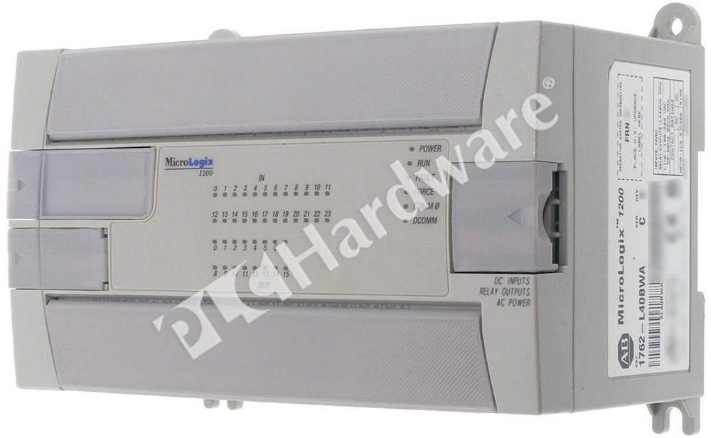 Allen Bradley 1762-L40BWA Ser C MicroLogix 1200 24-In/16-Out AC Power Controller