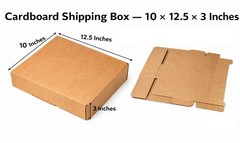 📦LOT OF 50 12 x 10 x 3″ Corrugated Kraft Mail Shipping Box FREE SHIP Cardboard