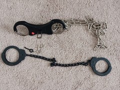 High security transport lot – ASP Ultra handcuffs, Peerless leg irons and chain