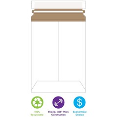 Durable Flat Mailers 17″x21″ – 100 Pack for Documents, Photos, Artwork Shipping
