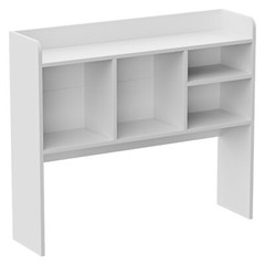 Desktop Bookshelf & Desk Organizer Shelf Wooden for Office Study Desk White