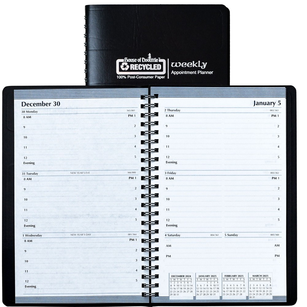 2025 278-02 HOD27802 House of Doolittle Weekly Appointment Planner, 5 x 8″