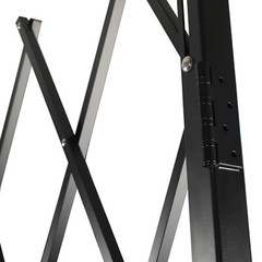 2m Single Folding Security Gate Rolling Door Gate 7.22’H x 7.5’W Fold Gate NEW