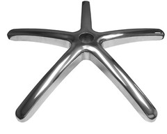 26″ Diameter | Polished Aluminum Office Chair Base | S3803