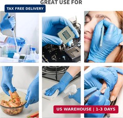 Daddy’s Choice Nitrile Gloves 100Pcs 1000 Pcs Disposable Blue, Small/Medium/Larg