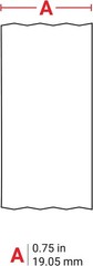 M21-750-499 Nylon Cloth Label,75″ W 16′ L Incompatible with encrypted Brady