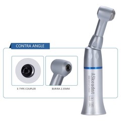 Dental Contra angle handpiece Low Speed push button 2.35mm For lab E-type motors