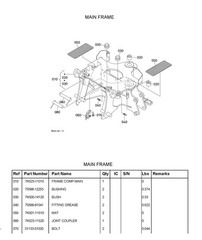 BT820 Backhoe illustrated Parts Manual Exploded-Diagrams -Kubota BT 820