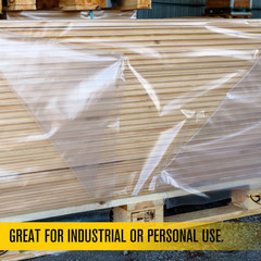 Plastic Sheeting – 10′ X 100′, 6 MIL Heavy Duty Gauge – Clear Vapor and Moisture
