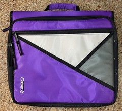 Case-it Universal 2-Inch 3-Ring Zipper Binder Holds 13 Inch Laptop/Tablet LT-007