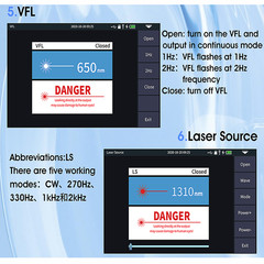 New OTDR 1310/1550nm 26/24dB 4.3 inches Touch Screen SM Optical Network Tester