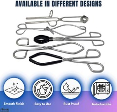 10″ Crucible Tongs For Melting Casting Gold Silver Copper, STAINLESS-STEEL CE