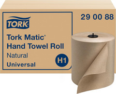 Matic Paper Hand Towel Roll Natural H1, Universal, 100% Recycled Fiber, 6 Rolls