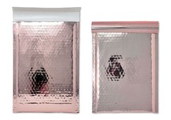 4×8″ Bubble Mailers, Polished Rose Gold, Pink, Hologram, Teal Metallic, Mirrored