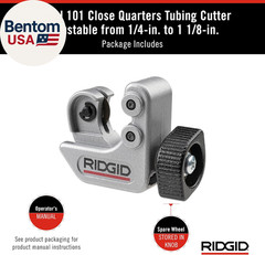 – CC247 40617 Model 101 Close Quarters Tubing Cutter, 1/4-Inch to 1-1/8-Inch Tu