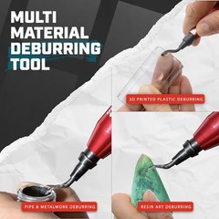 AFA Tooling Deburring Tool Kit with 11 HSS Swivel Blades for Metal PVC 3D Prints