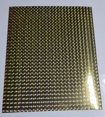 Gold Holo Bubbles Film Sign Plotter Vinyl Film