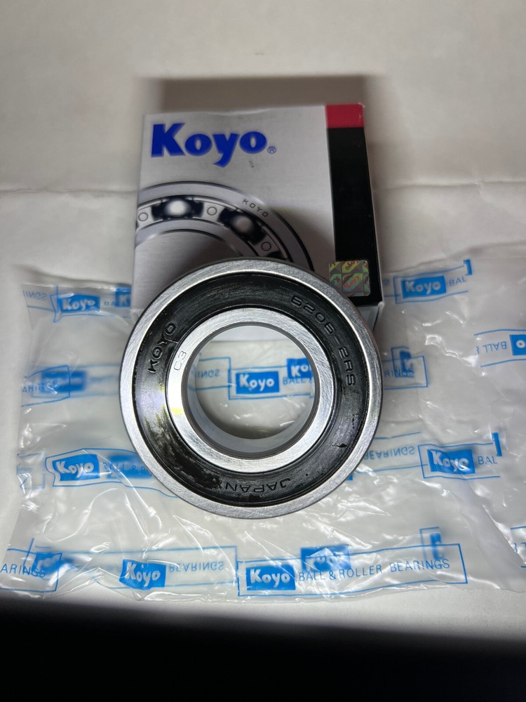2 x 6206-2RS C3 KOYO 2 Shielded Rubber Ball Bearing 30mmx62mmx16mm NEW