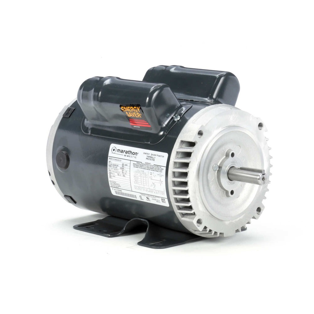 Marathon EG277 Electric Motor 1 HP 1800 Rpm 1PH 100-120/200-240 Volt 56C Frame