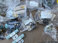 Large Lot of Vintage Wire Wound Resistors Various Ohms 19 Pounds1