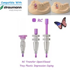 US Fit Straumann BL/BLT Implant Healing Cap Abutment Impression Transfer Tray