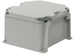 IPEX JBX664 PVC Junction Box 6 Inch x 6 Inch x 4 Inch 172.05 Cubic-Inch Gray New