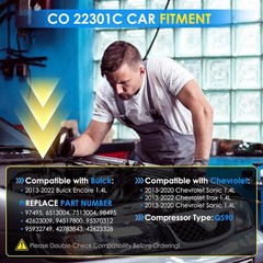 Used Car AC Compressor Fit for 2013-2022 Buick Encore, 2020-2021 Encore GX,