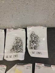 Molar Bands. Dental, Stainless, Various Sizes 300+ Count (Z13)