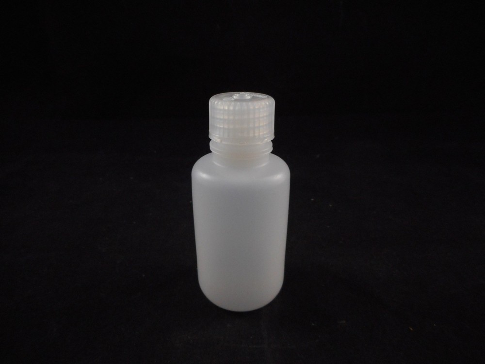 NALGENE Plastic 60mL Narrow Mouth Polypropylene PP Bottle Screw Cap 2099-0002