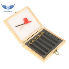 5Pcs 1/2″ Carbide Indexable Turning Tool Lathe Tool Bit With Carbide Inserts